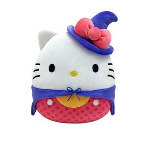 Hello Kitty NWT 8 inch Witch Halloween Plush Squishmallow Cute Kawaii Plushie